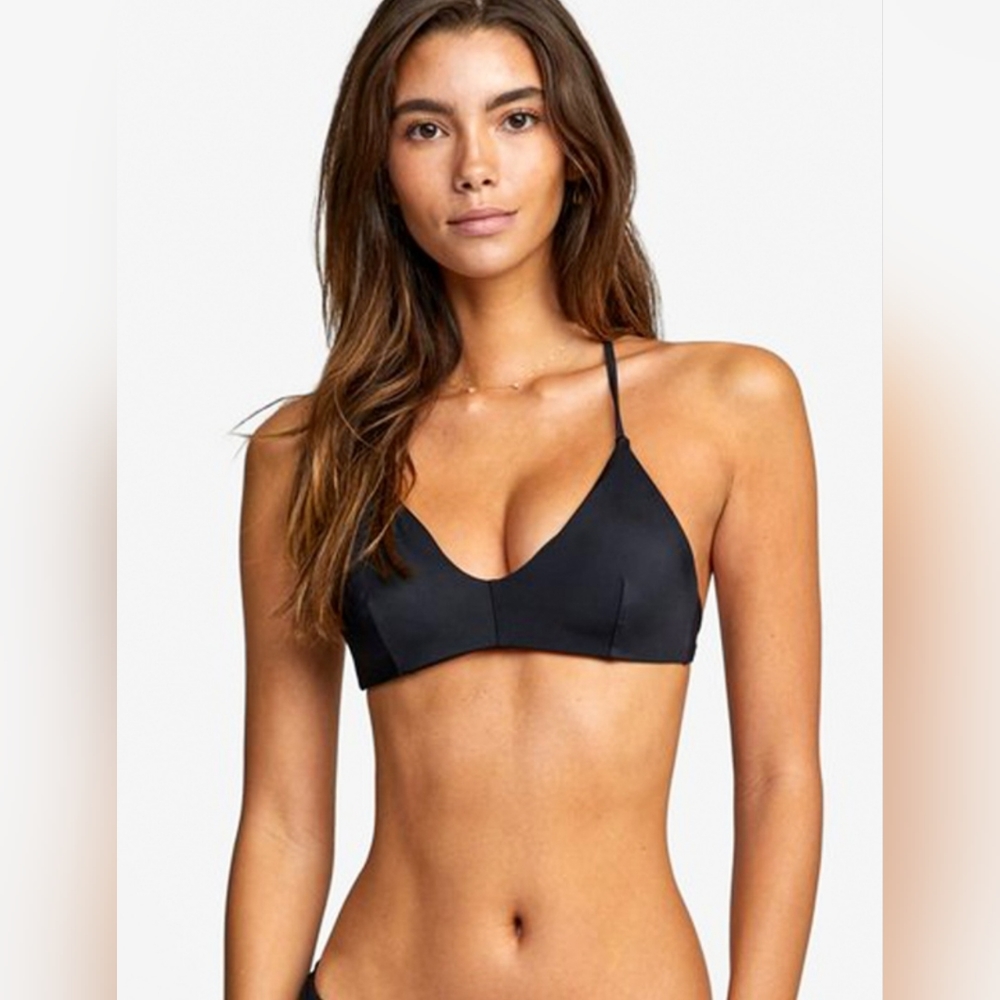 Rvca Solid Crossback Bikini Top - image 4